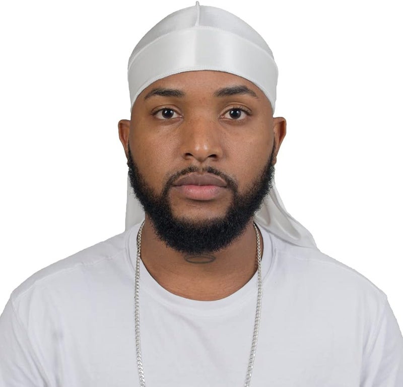 ForceWave 4 قطع دوغ سيلكي للرجال والنساء 360 ويف مع 1 غطاء ويف، دوغ ساتان سيلكي بأطراف طويلة جداً - Image 5